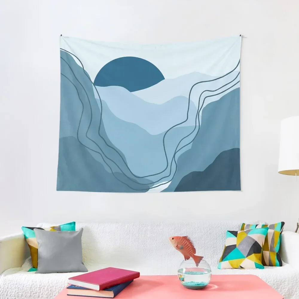 

Modern Blue Mountains Tapestry Wall Tapestries House Decor Bedrooms Decorations Bathroom Decor Tapestry