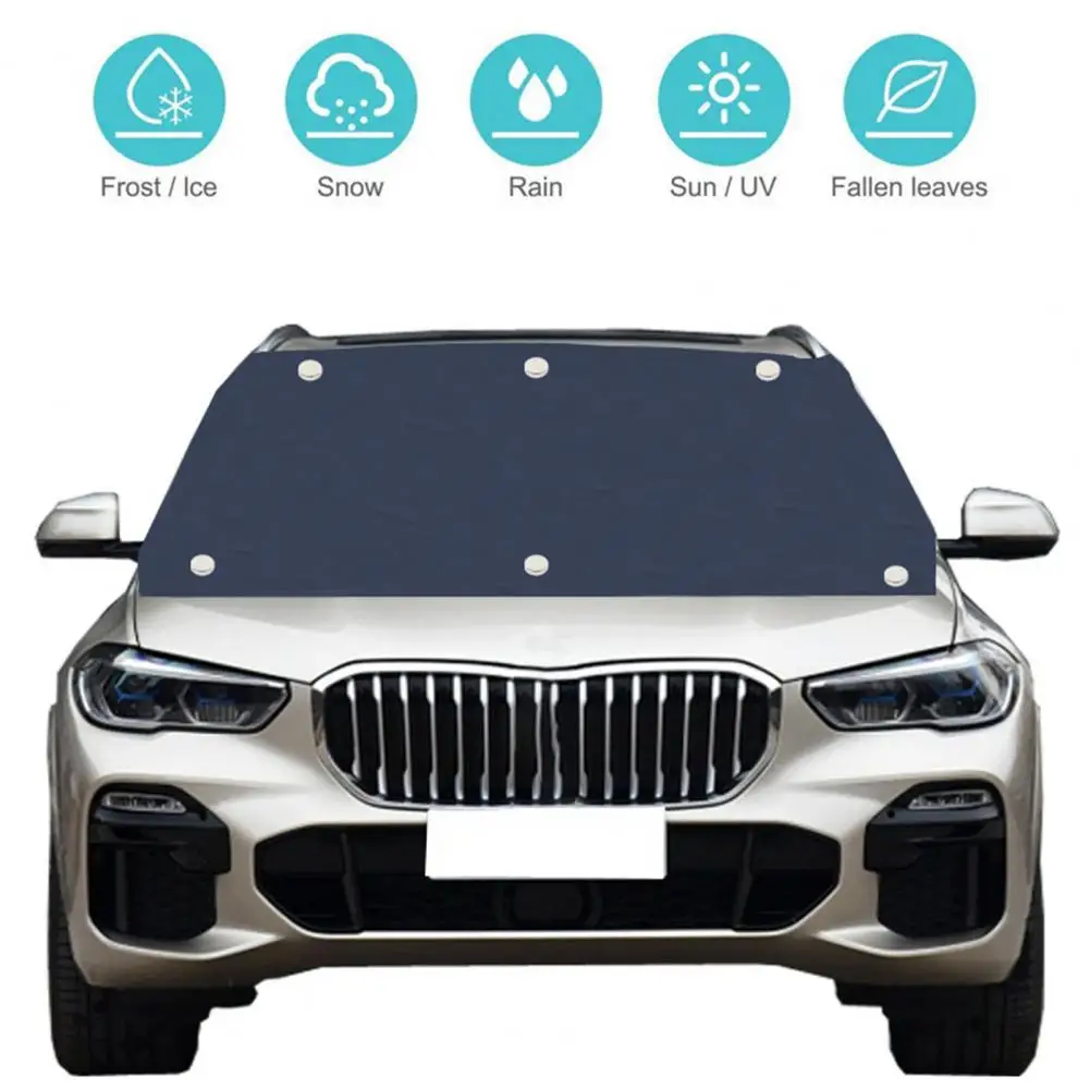 

Car Snow Guard Silver-coated Cloth Car Cover Freeze Protection Universal Car Snow Cover for Hail Sunshade Uv Frost for Cars