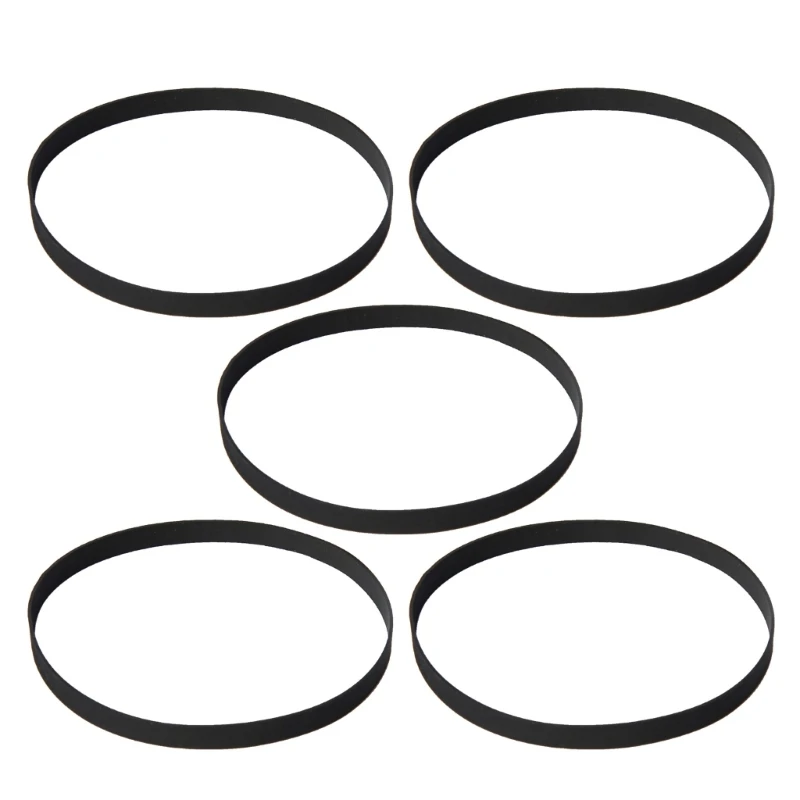 Y1UB 5PCS Turntable Belts Tape Machine Belt 5mm Rubber Belts for Recorder Walkmans for DIY Projects