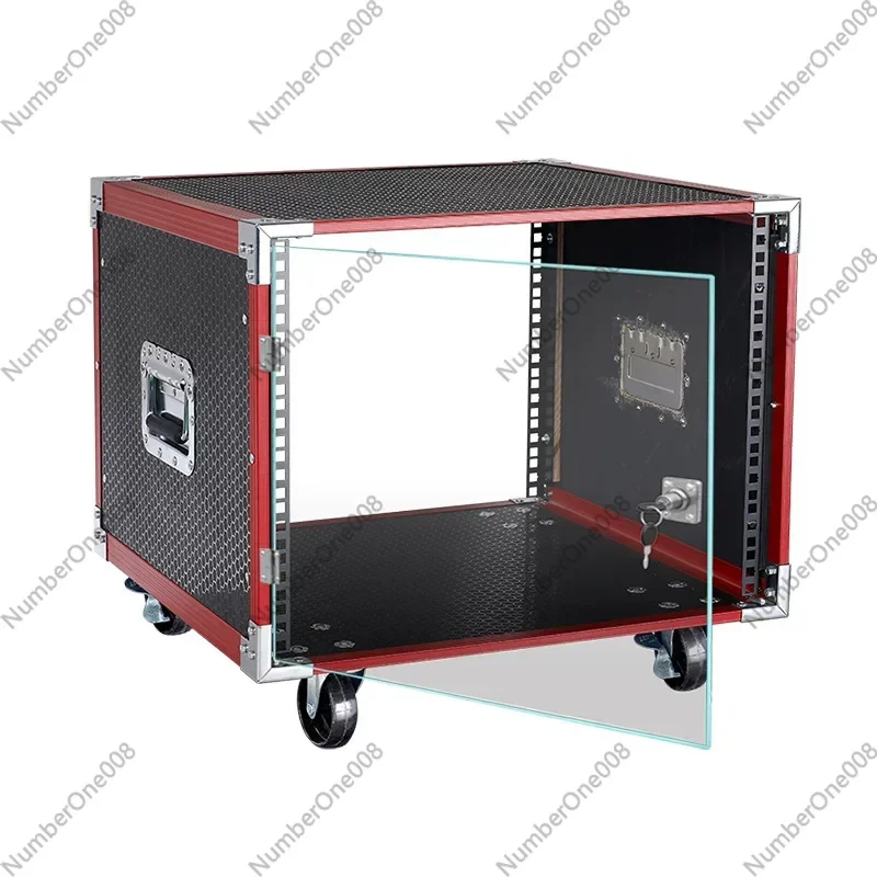 12U Mobile Performance Amplifier Cabinet | Integrated Outdoor Mobile Audio Rack | Wheeled Portable Equipment Case
