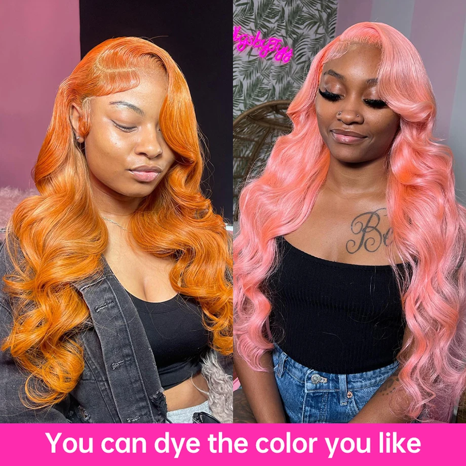 Honey Blonde 613 Hd Lace Frontal Wig 13x6 Human Hair Body Wave Human Hair Wigs For Women 30 Inch Brazilian 13x4 Lace Front Wig - Image 4