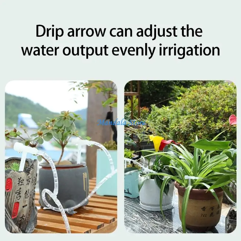 U2JC Water Saving Drip Set Efficient Plant Watering Set For Home And Garden Provide Precise Irrigation To Plant Without Waste