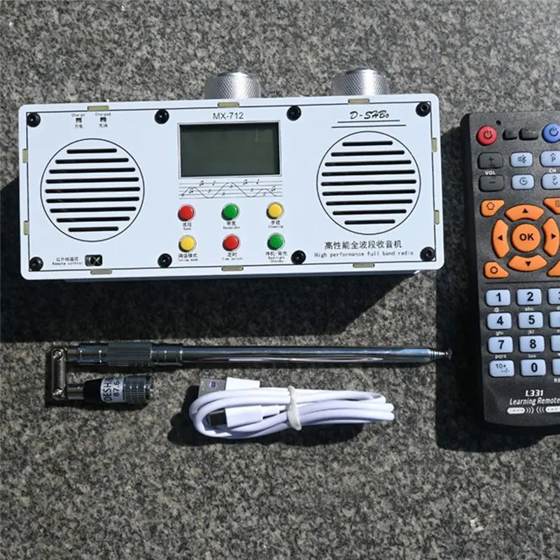 MX712 Stereo Radio Dual Speakers 6686 Chip LW/MW/SW/FM Radio High Performance Wireless Full Band Radios