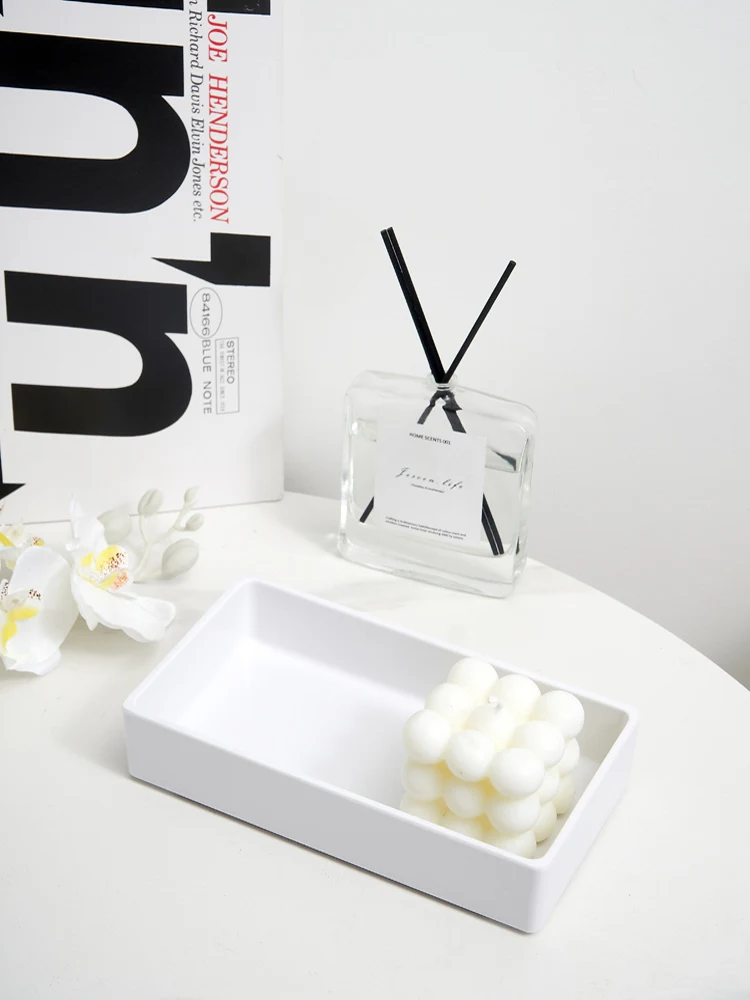

Прямоугольный пластиковый лоток Melne для аромалампы, коробка для хранения, подставка для демонстрации товаров в салоне красоты, квадратная простая подставка для воды...