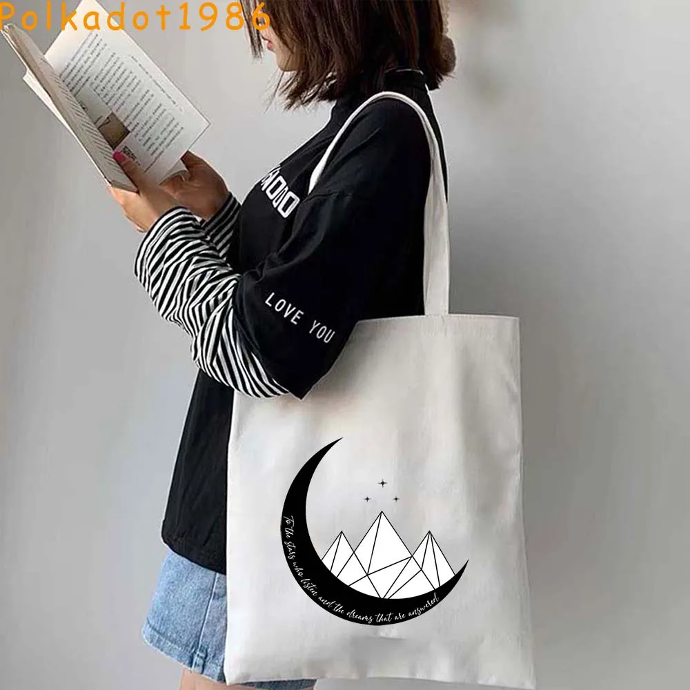 霧と怒りの法廷 とげとバラ 星 夢 夜の法廷 かわいいギフト キャンバス コインパース キーケース バッグ 財布 ジッパーポーチ