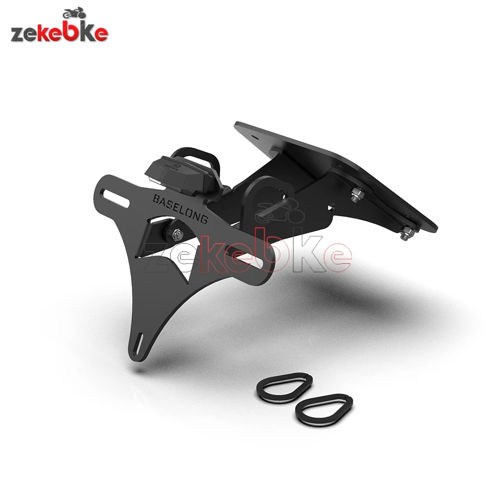 Led Light License Plate Frame Holder Bracket Tail Tidy Fender Eliminator FOR YAMAHA YZF R25 YZF R3 MT-03 MT-025 2014-2025-2026