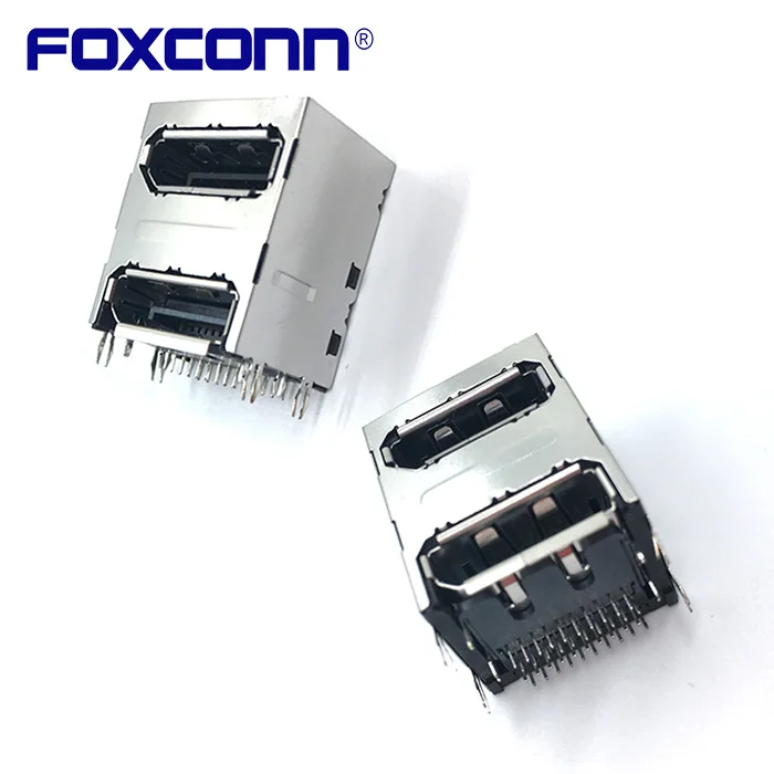 

Foxconn 3VD11203-DPA1-4H Double Deck DP DisplayPort Connector