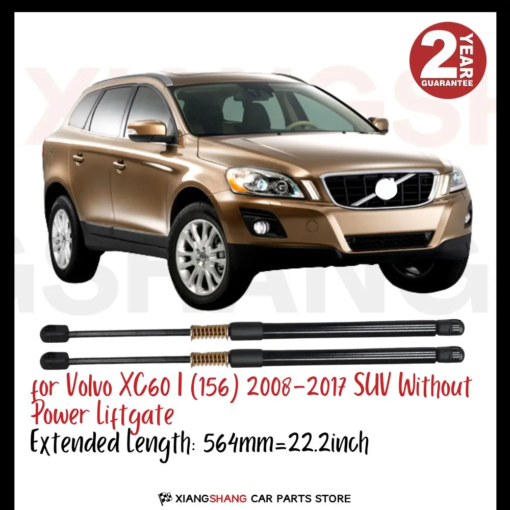 

2pcs Rear Tailgate Damper for Volvo XC60 I (156) 2008-2017 SUV WITH SPRING Trunk Boot Gas Charged Gas Struts