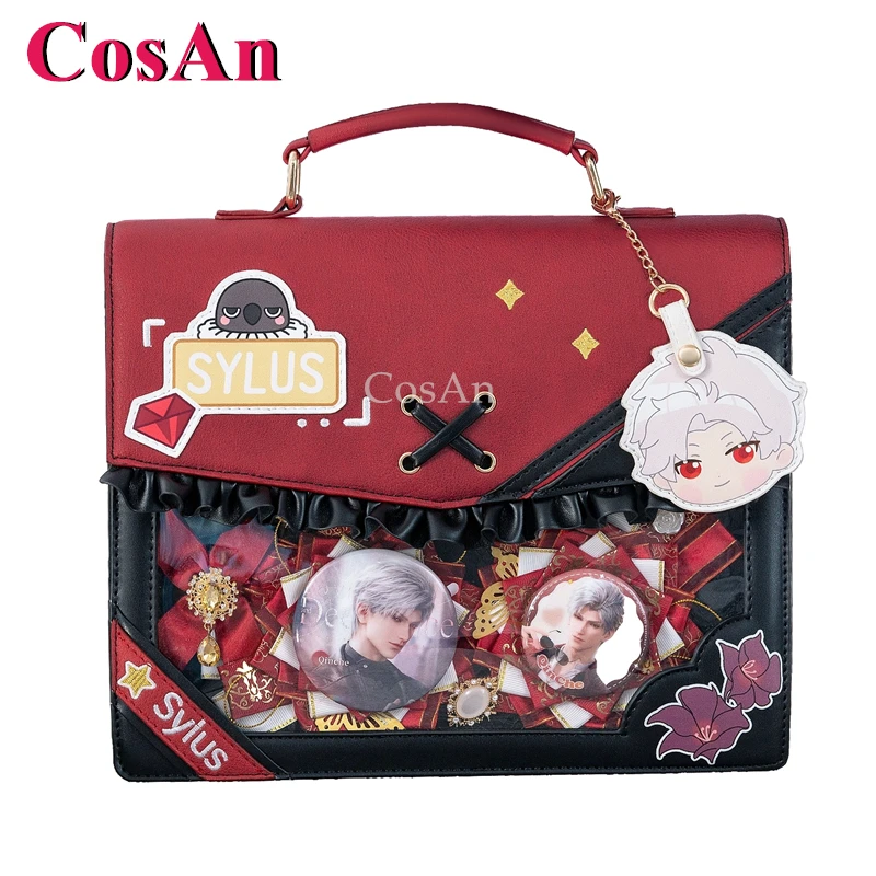 CosAn Game Love and Deepspace Sylus Cosplay Theme Impression Pack Daily Preppy Commuter Backpack Messenger Bag Lovely Itabag view 6