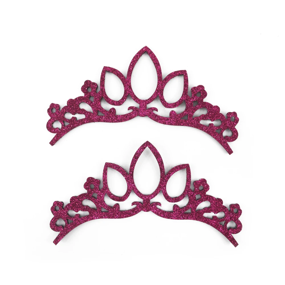 10pcs Princess Headband Nonwovens Patch Girls Hair Accessories Simple Headwear Crown Party Gift Hair Jewelry,10Yc22046