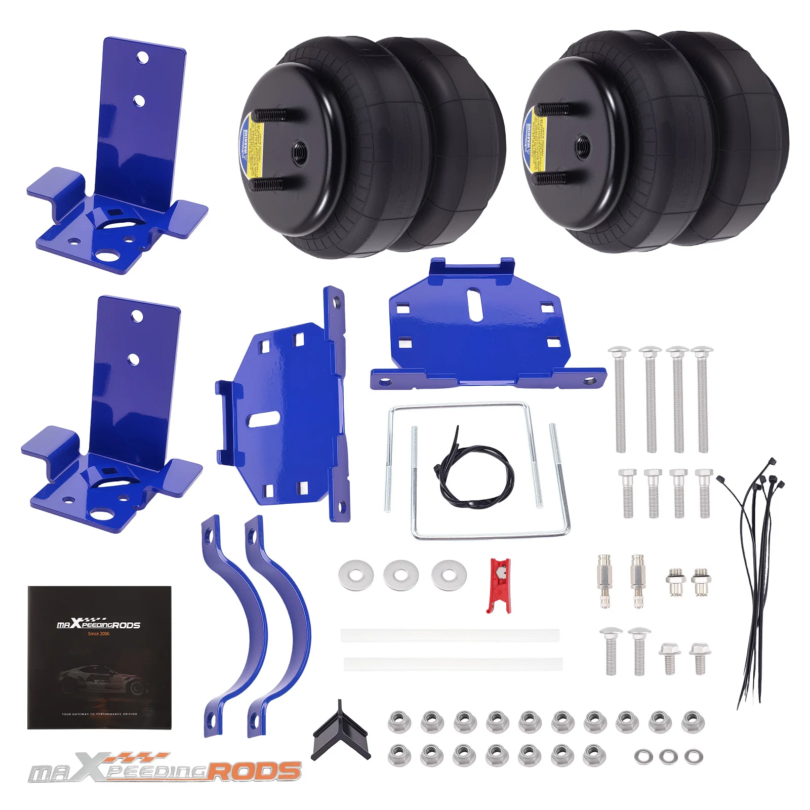 Rear Air Suspension Helper Spring Kit For Ford Excursion 2WD 6.0L V8