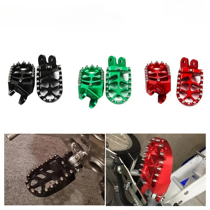 For HONDA AFRICA TWIN XRV 750 650 RD07 XRV750 XRV650 Motorcycle Accessories Footrests Footpeg Foot Pegs Pedals Plate Foot Rests