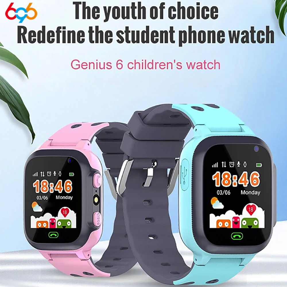 Kid Smart Watch 2G LBS SOS Call Anti Lost Baby Children Smart Watch Waterproof SIM Card Position Tracking Gift For IOS Android