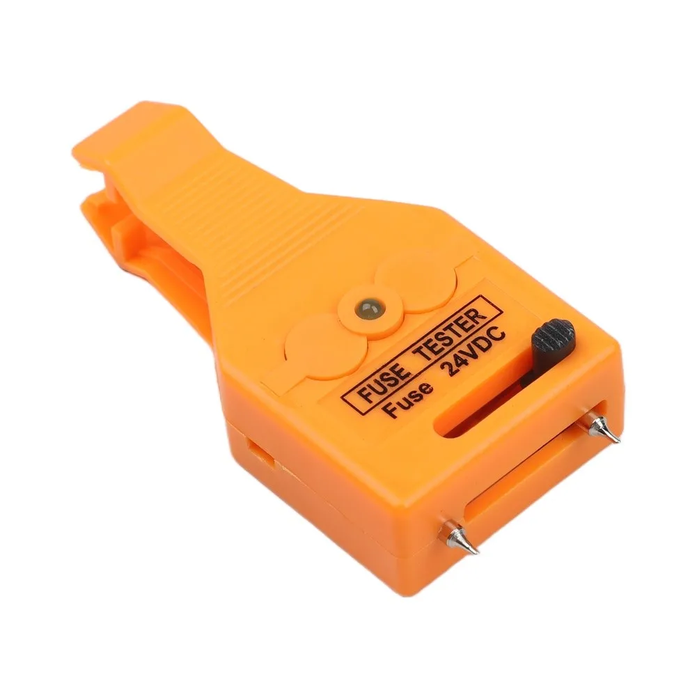 Car Fuse Tester with Adjustable Probe Pitch and Indicator Light for Testing Various Fuse Types with Removal Capability