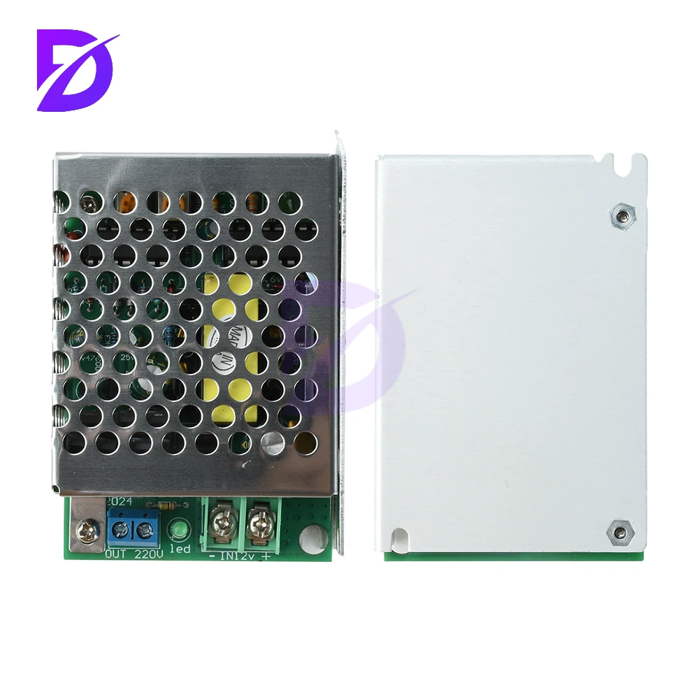Módulo inversor dc 12-14.5v para ac 220v 50hz 50-100w DC-AC módulo transformador intensificador suporta motor de ventilador doméstico