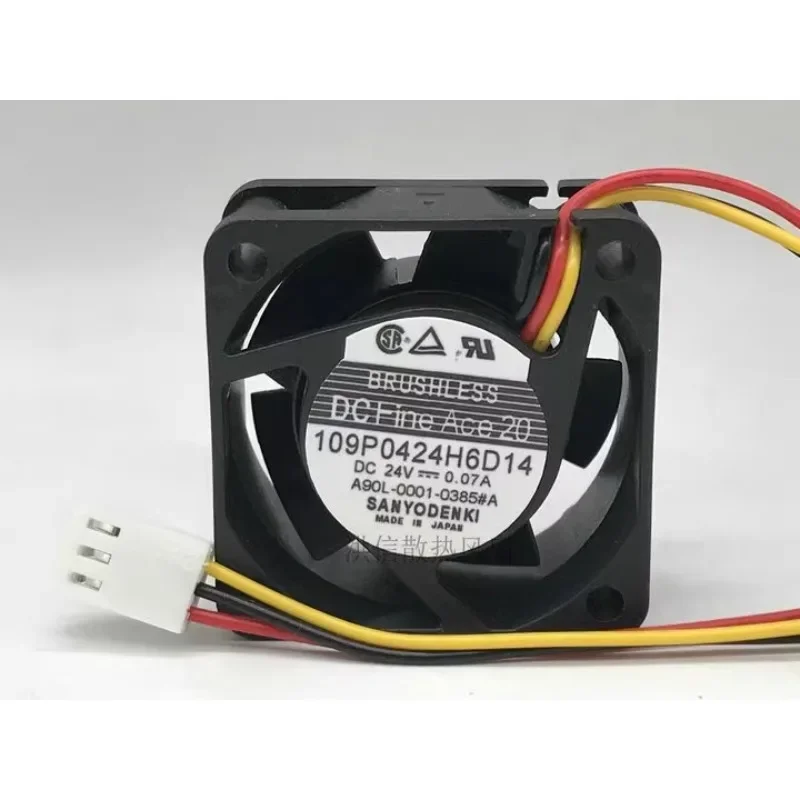 

Новый вентилятор-кулер для Sanyo SanAce20 109P0424H6D14 DC24V 0,07A 4020, вентилятор преобразователя частоты 40*40*20 мм