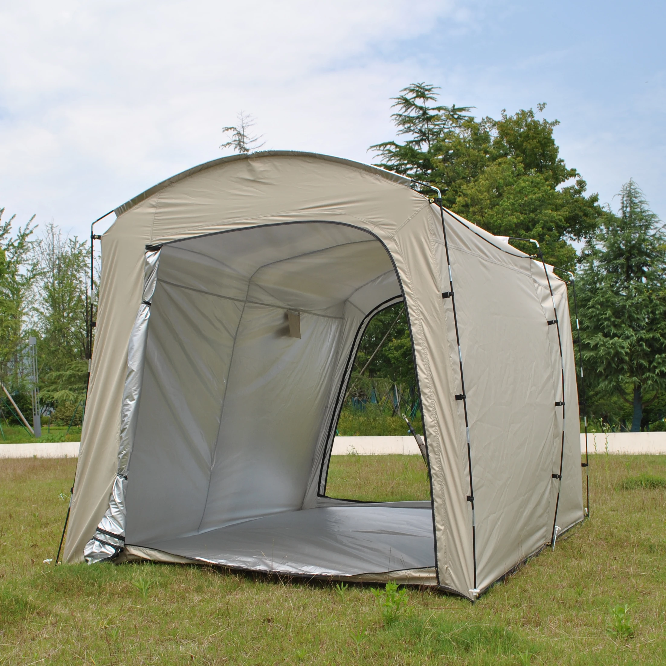 

Camping Tents Tunnel Tent 4 Person Camping Tent,Large Room Storage Tent,Weatherproof Shelter Tent for Travelling Outdoor Hiking