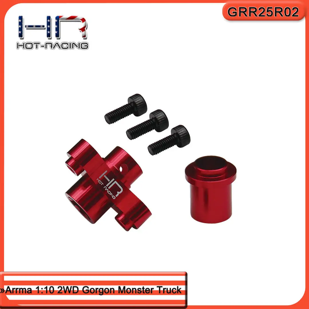 Hot Racing Heavy-Duty Aluminum Spur Gear Solid Axle 1/10 for ARRMA GORGON QUAKE 2WD RC Off-Road Truck Upgrade