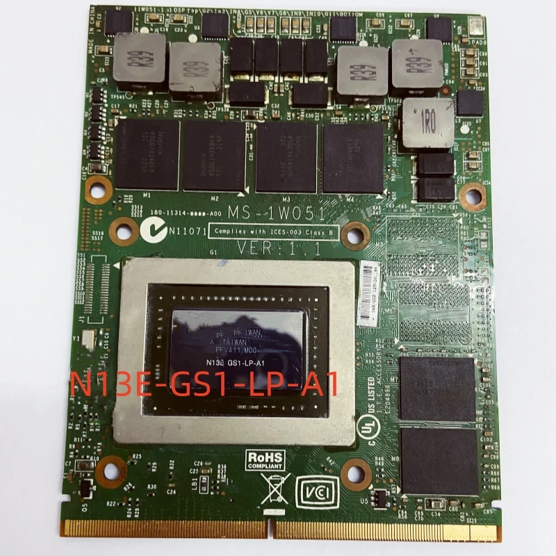 

Suitable for MS-1W051 MS1W051 1W051 GTX670M 1.5G GTX 670 M Graphic Card N13E-GS1-LP-A1 Video Card, for MSI full testing