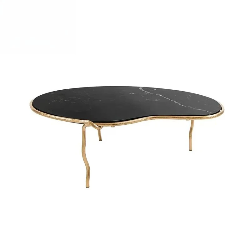 

High-end luxury creative combination coffee table, modern designer luxury villa living room home coffee table
