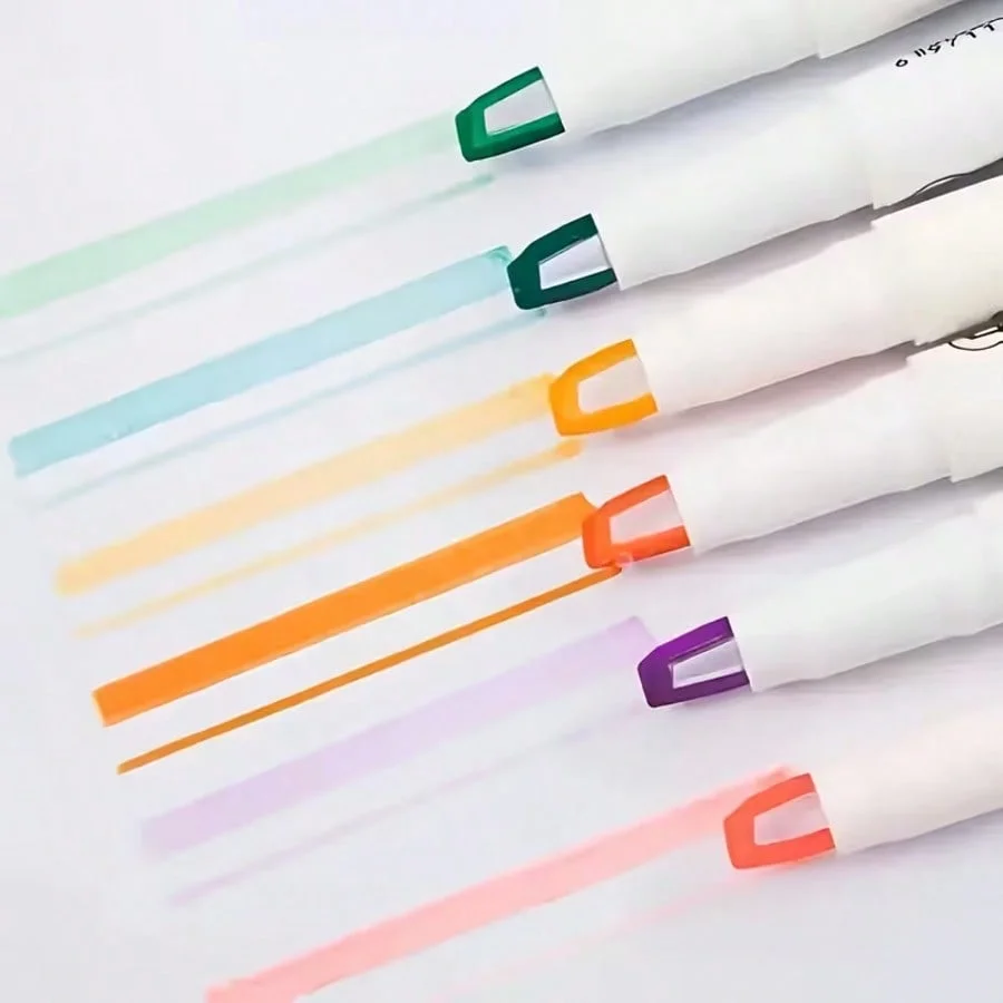 6pcs Visible Window Highlighter