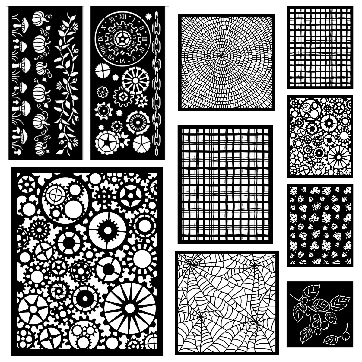 

Spider Pattern Stencil DIY Layering Stencils Graphics Painting Scrapbooking Ornament Album Embossed Template 2025 New