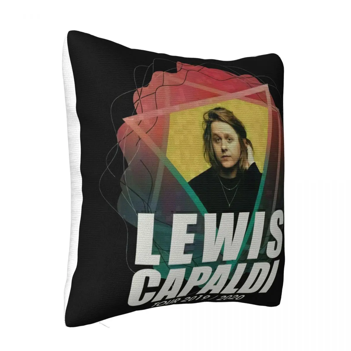 Rare Lewis Capaldi Tour 2019 2020 Tour Date Logo On Swea M 3Xl Women Men Pillow Case