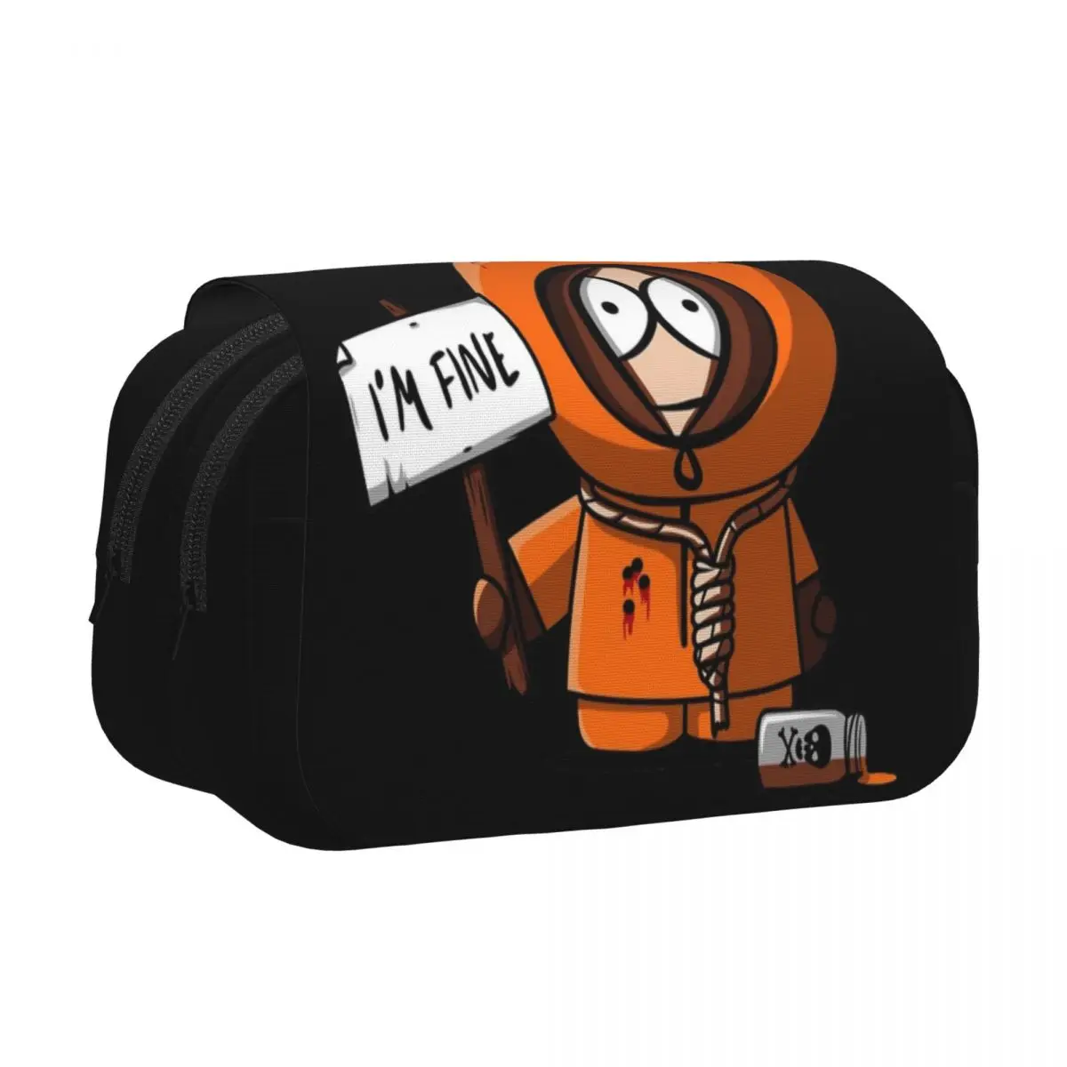 estojos-de-lapis-south-parks-kenny-i'm-fine-bolsas-divertidas-para-canetas-e-lapis-grande-capacidade-para-estudantes-estojo-com-ziper-para-material-escolar