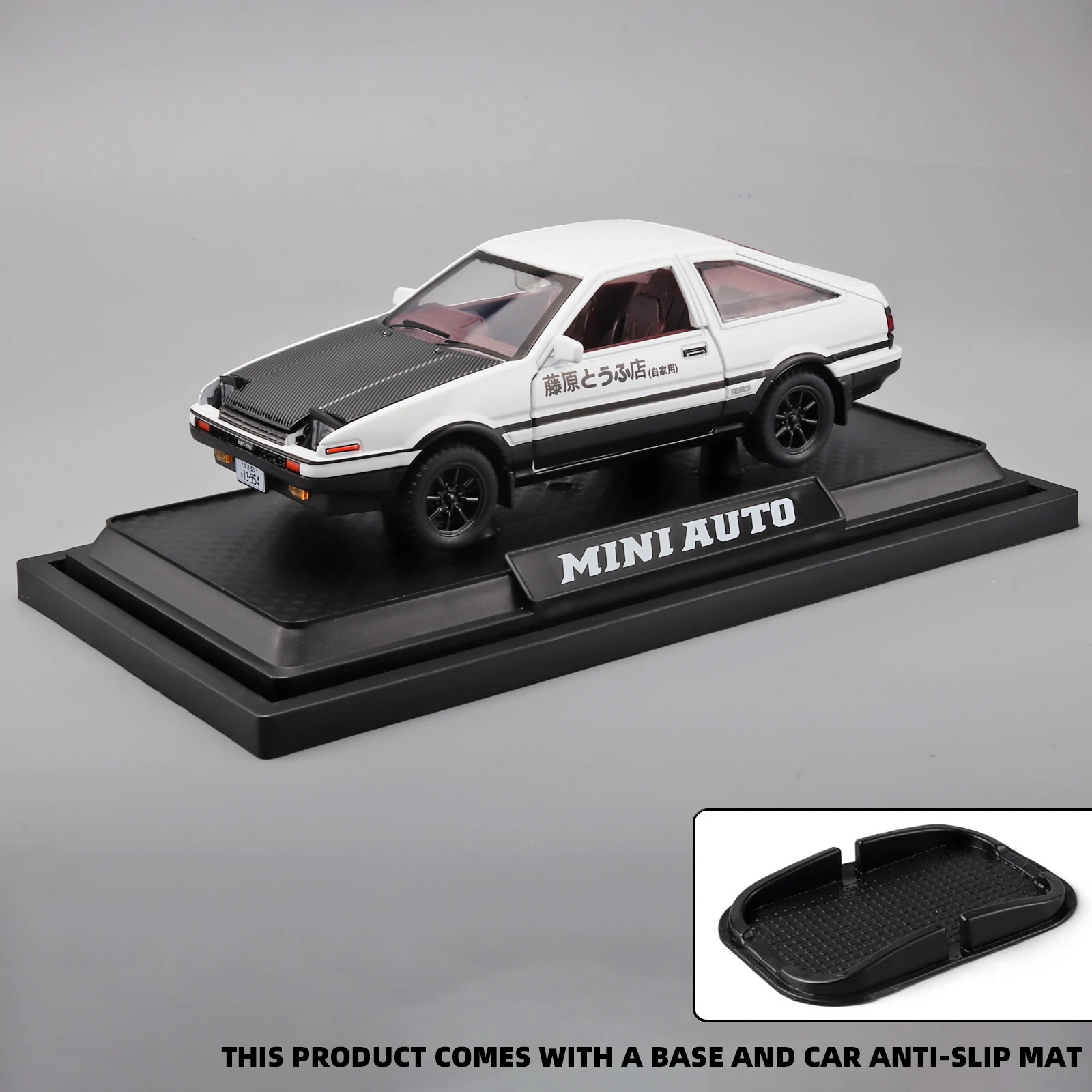 1:32 Mzexoma Initial D Trueno AE86 Alloy Diecast Car Model, Sports Car Toys for Kids and Adults Vehicles Toy Cars