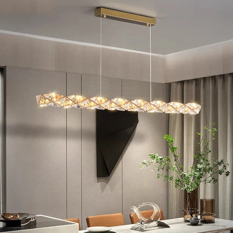 home decorationPendant lights, luxury crystal living room chandelier, dining room Pendant lamp, ceiling light, indoor lighting