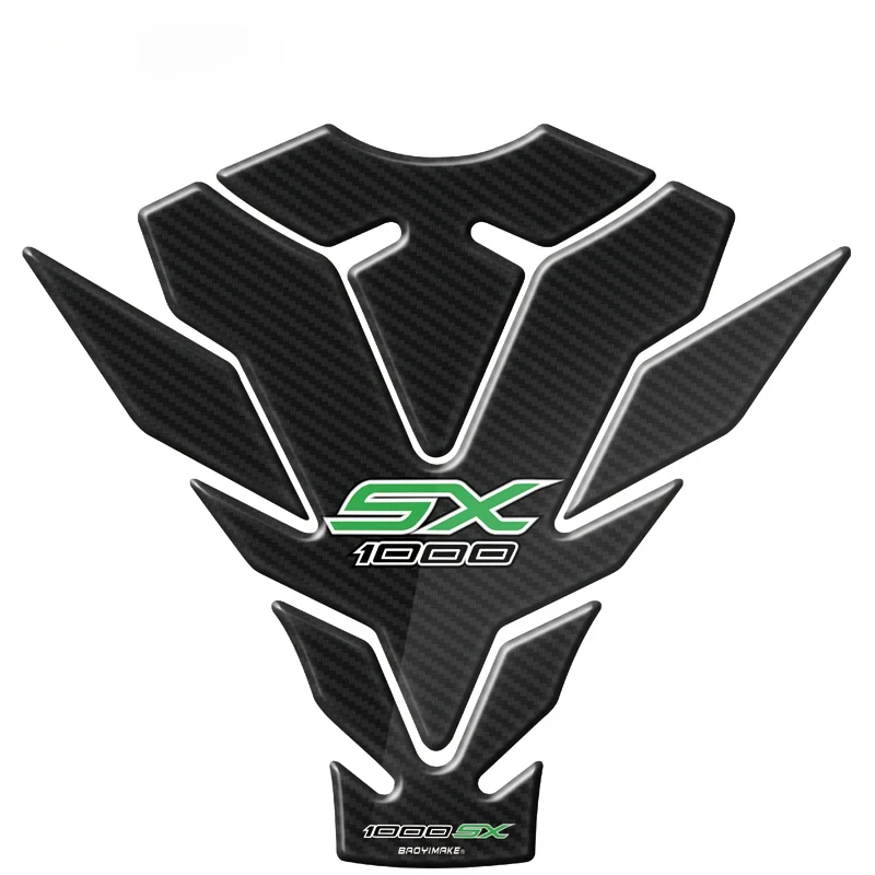 For Kawasaki Z1000SX 2017 2018 3D Motorcycle Fuel Tank Pad Protective Stickers Decals Fishbone Protective Decals