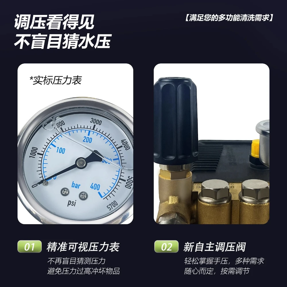 

Car washing machine high pressure water gun 220v commercial high power water pump super strong