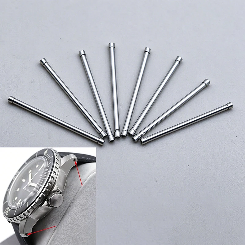 Bracelet Screw Pins Outerdia 1.8mm Innerdia 1.5mm for Blancpain Fifty Fathoms Series 316L Stainless Steel Bracelet Screw Pins