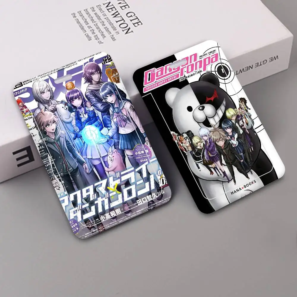 Klassischer Anime Danganronpa Ausweiskartenhalter Lanyard Kinder Kreditkartenetui Halsband Türkartenhalter Ausweishülle Geschenk