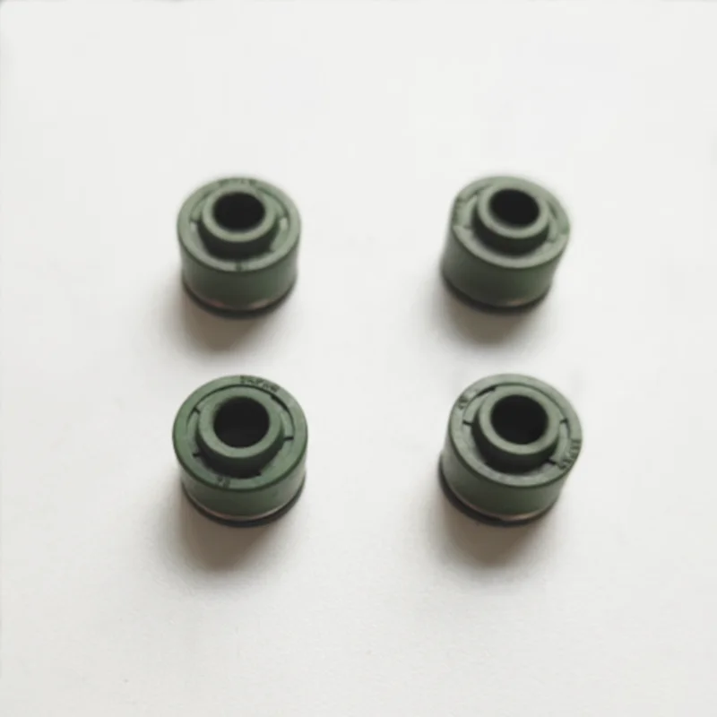 4 Pcs Motorcycle Engine Parts Valve Stem Oil Seal For Daelim 125cc VF125 VF-125CC Daelim125 VF 125