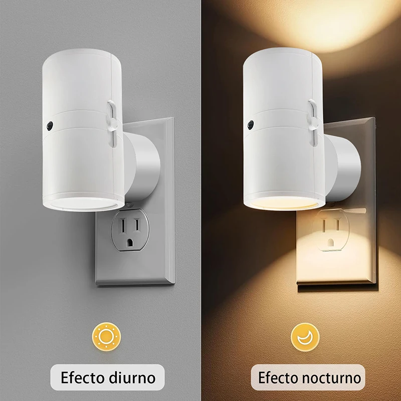 مصباح جداري بمستشعر للتحكم في الضوء الأبيض الدافئ، 3 ألوان قابلة للتعديل، مصباح سلم مناسب لغرف النوم والمكاتب بجانب السرير