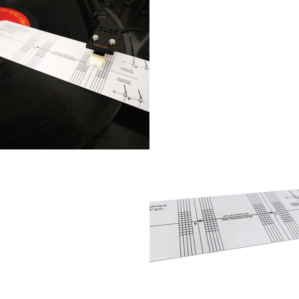 for LP Vinyl Pickup Calibration Distance Gauge Protractor Adjustment Tool