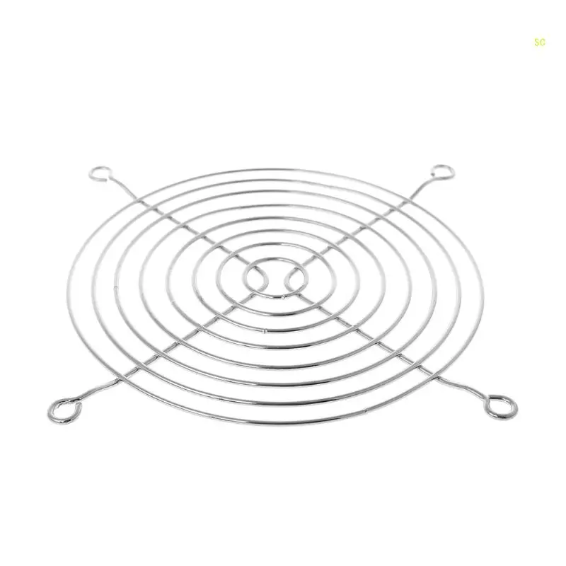 120 мм серебряная решетка вентилятора/защитная сетка для пальцев для ПК для корпуса, дропшиппинг