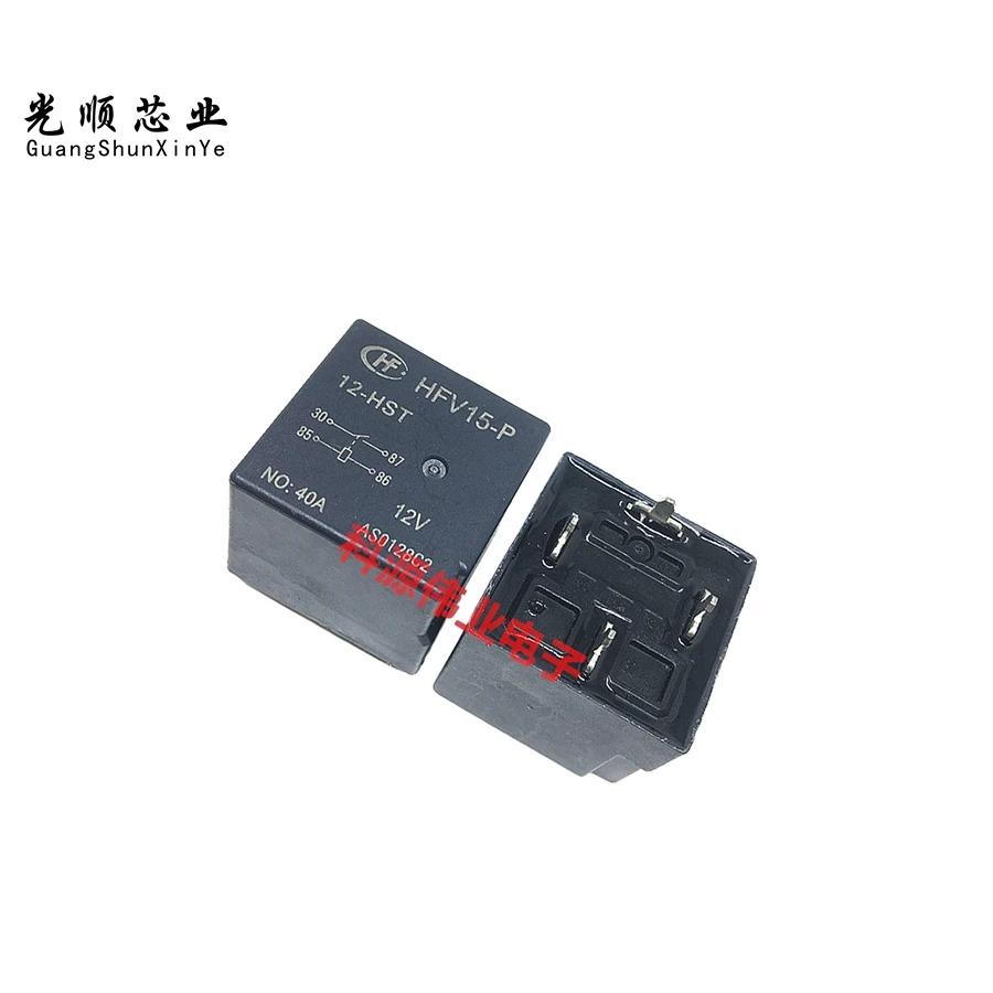 HFV15-P 12-HST  12VDC 40A 12V  4Pin