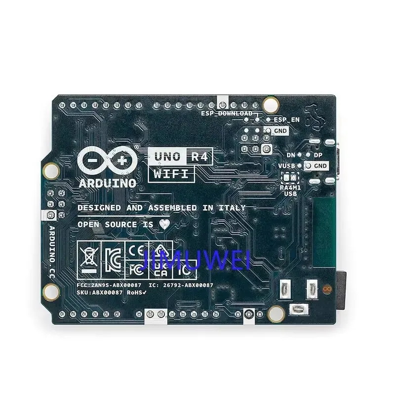 Placa de desarrollo Arduino UNO R4 WiFi ABX00087 RA4M1 importada de Italia con embalaje original