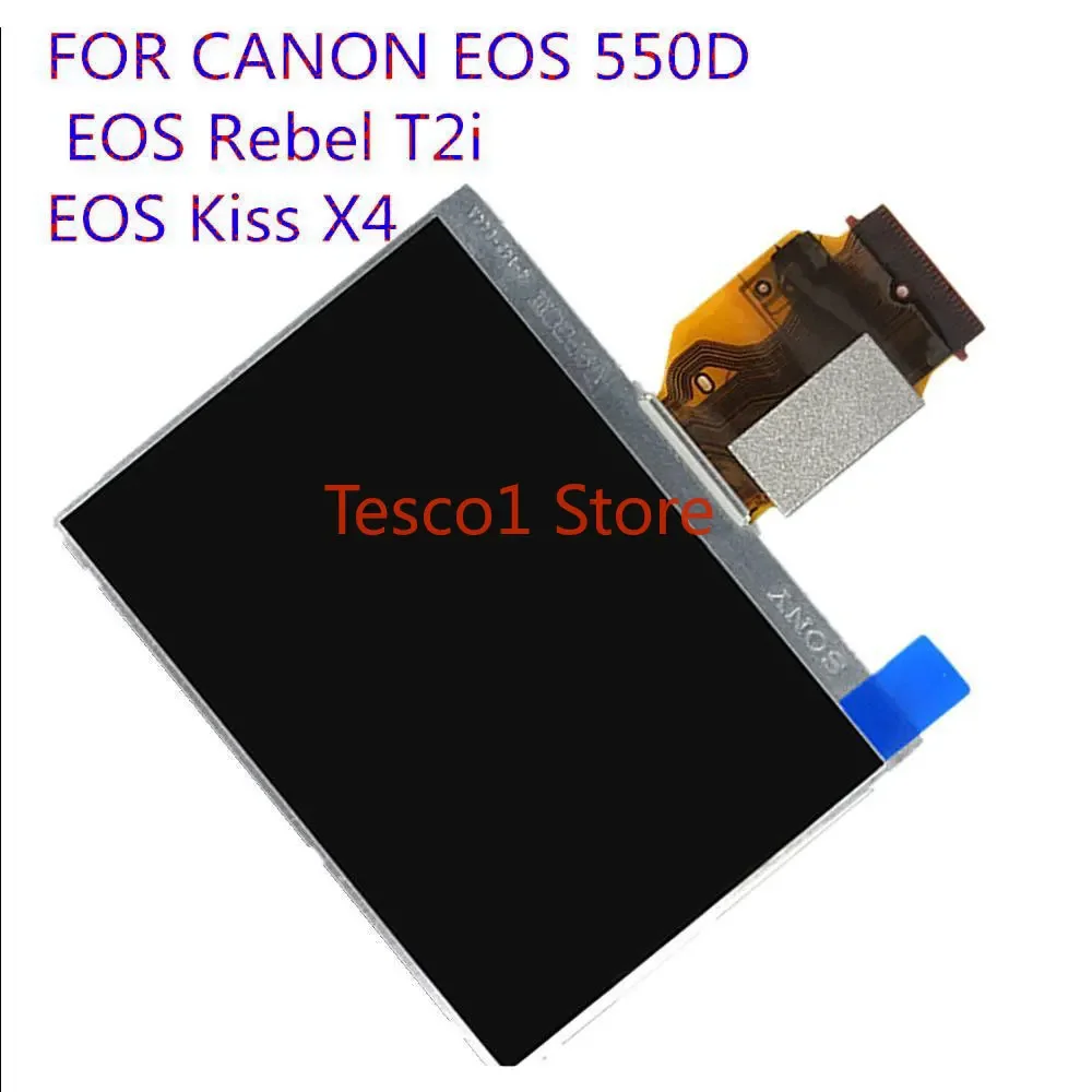 New LCD Display Screen with Backlight for CANON EOS 550D Rebel T2i / Kiss X4 Camera Replacement Parts