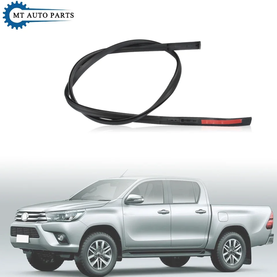 MTAP For TOYOTA HILUX REVO 4 Door GUN125 GUN126 2015-2023 Car Roof Drip Finish Moulding Rubber Seal Strips With Clips