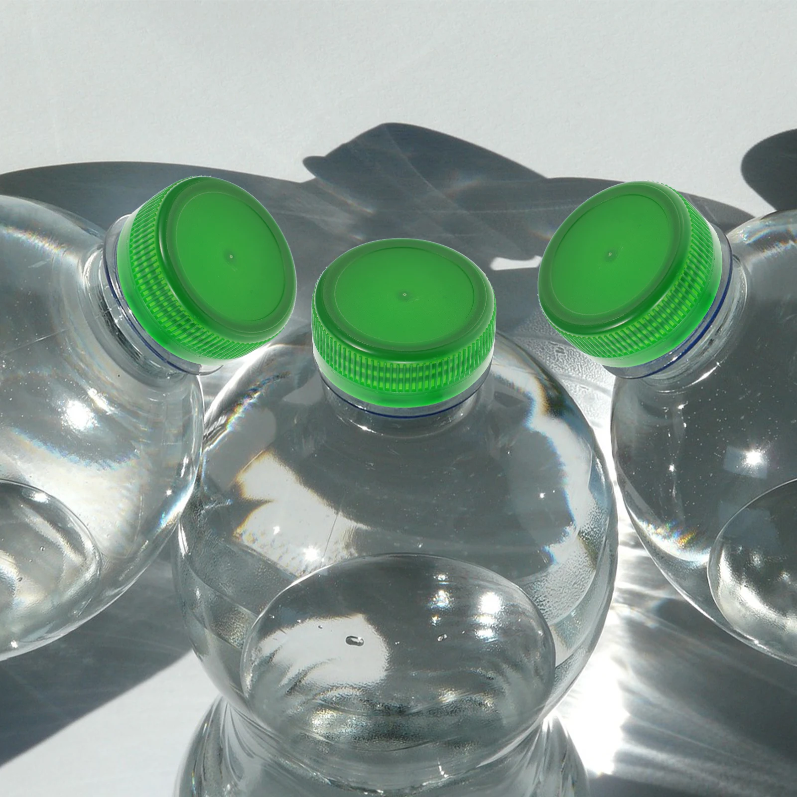 

100 Pcs Plastic Bottle Cap Bottles Caps Water Reusable or Juice for Craft Accessories Child