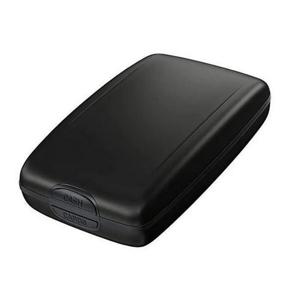 

Large Capacity Credit Cards Holder Card Case Aluminum Alloy RFID Blocking Wallet Anti-Theft Lightweight Passport Wallet Men
