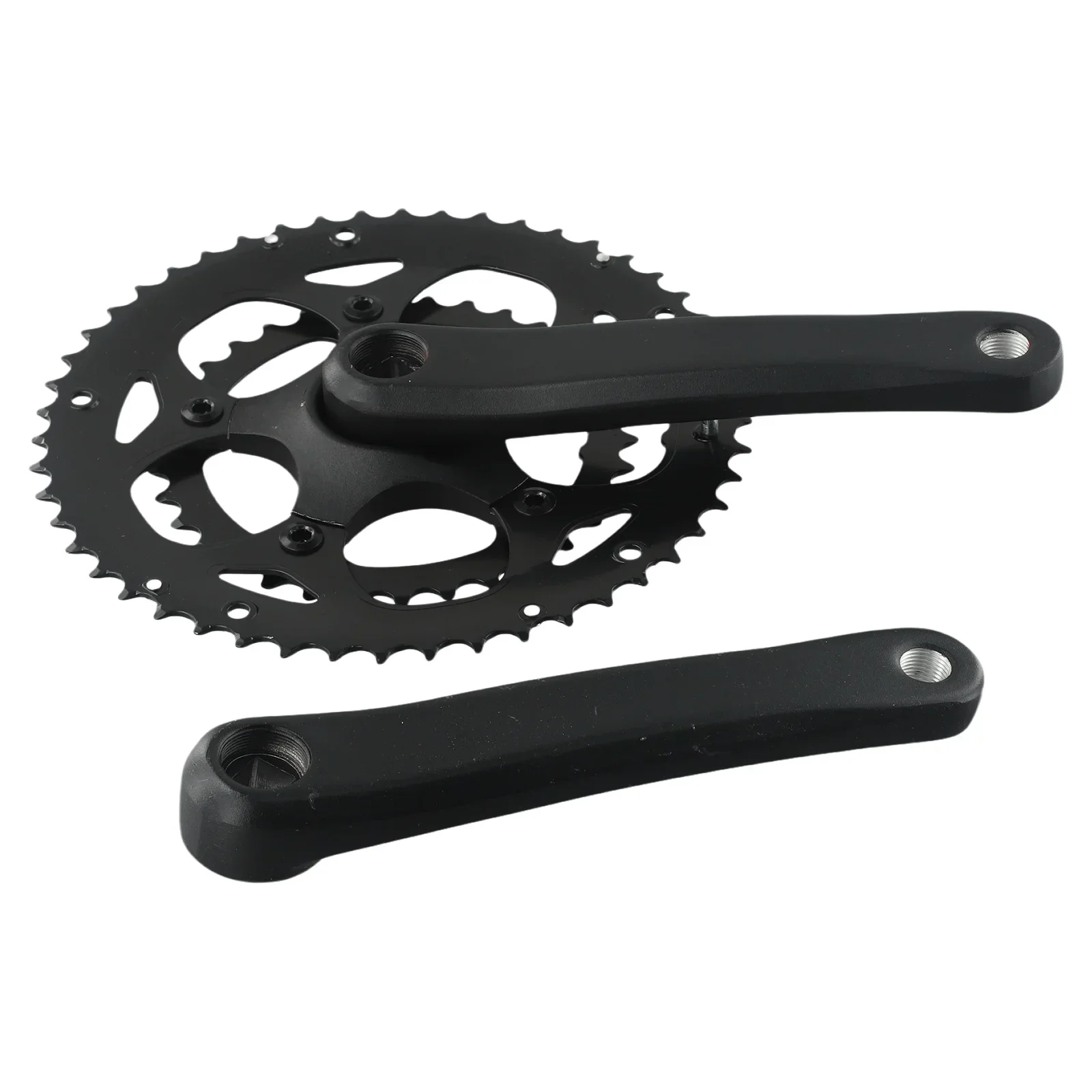 Lightweight Double Chainwheel Set for For road Bikes 34/50T Crankset 170mm Square Taper Compatible with 9/10/11 Speed