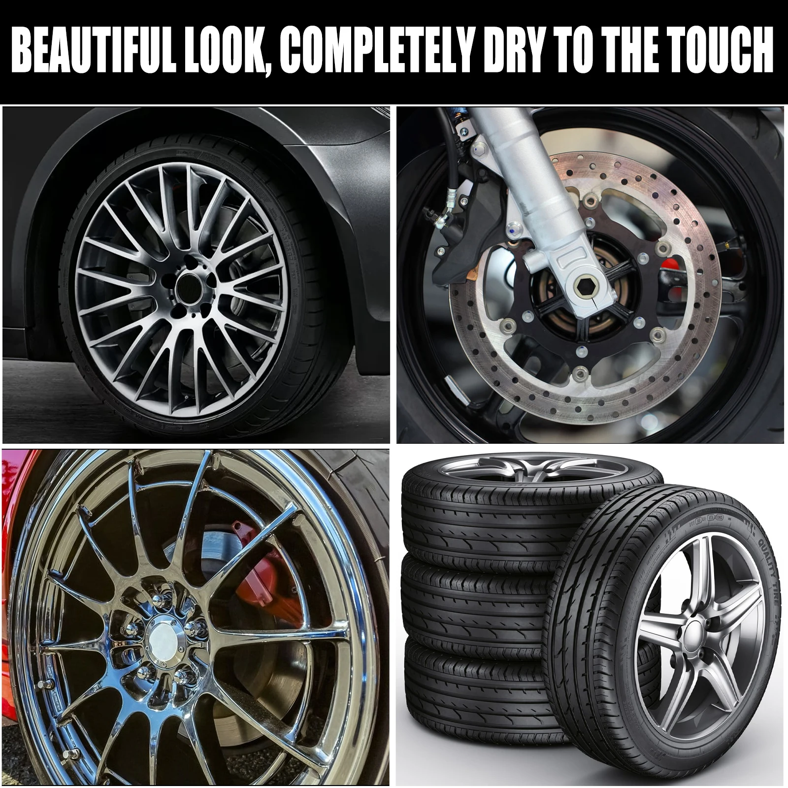 Alloy Wheel Repair Kit for Scratches and Curb Rash 25ml Epoxy Putty Silver Paint Paste Professional DIY Rim Scratch Fix Restorer