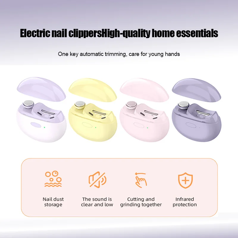 

Многофункциональный электрический нож для ногтей с легким портативным ножком для полировки ногтей для детей, взрослых и пожилых людей