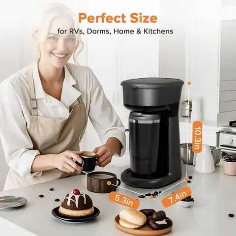 8 best sales मिनी कॉफी मेकर - №5