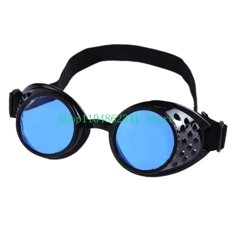 5Asd Halloween Face Mask Vintaeg Sampunpunk Goggles Lunes, Cybers Welding Goths Cosplays Lunettes Halloween Cosplames Costumes