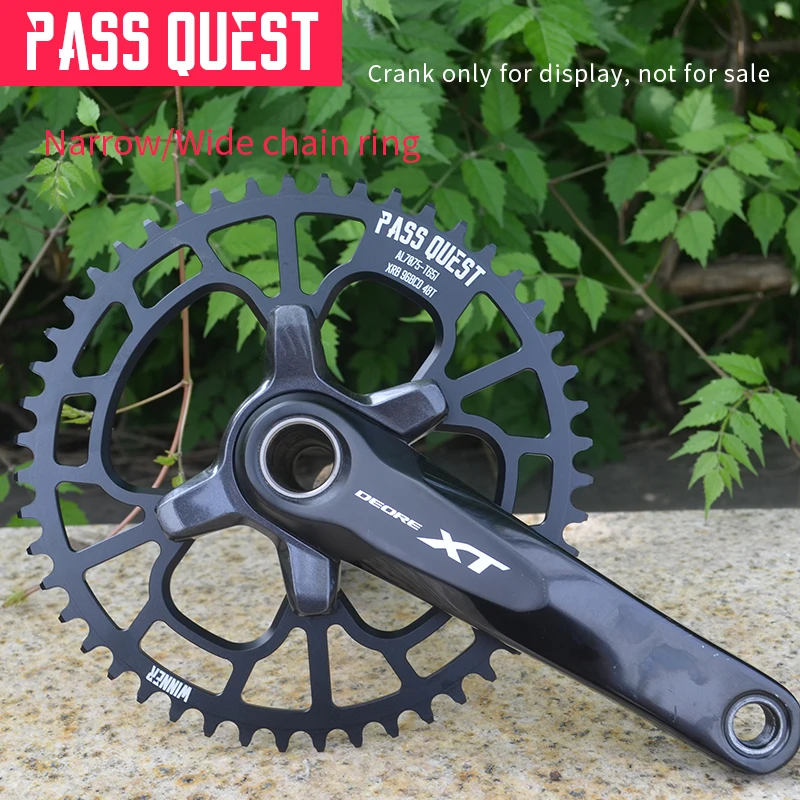 

PASS QUEST 96BCD MTB Oval Narrow Wide Chainring/Chain Ring 32T-48T Bike Bicycle Chainwheel/Chain Wheel Deore Crankset